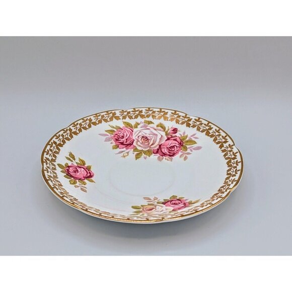 Collingwoods England Bone China Tea Cup And Saucer Pink Flower - Picture 2 of 6